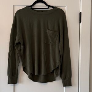 Lou & Grey Sage Green Knit Top